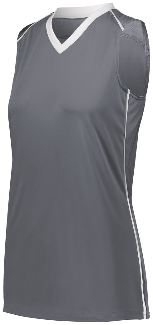 Augusta Sportswear Ladies Rover Jersey (1687), Color 'Graphite/White'